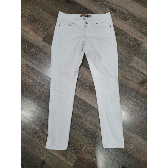 Paige Women's White Denim Skyline Jeans size‎ 27 Skinny Stretchy #P2 - Picture 1 of 6